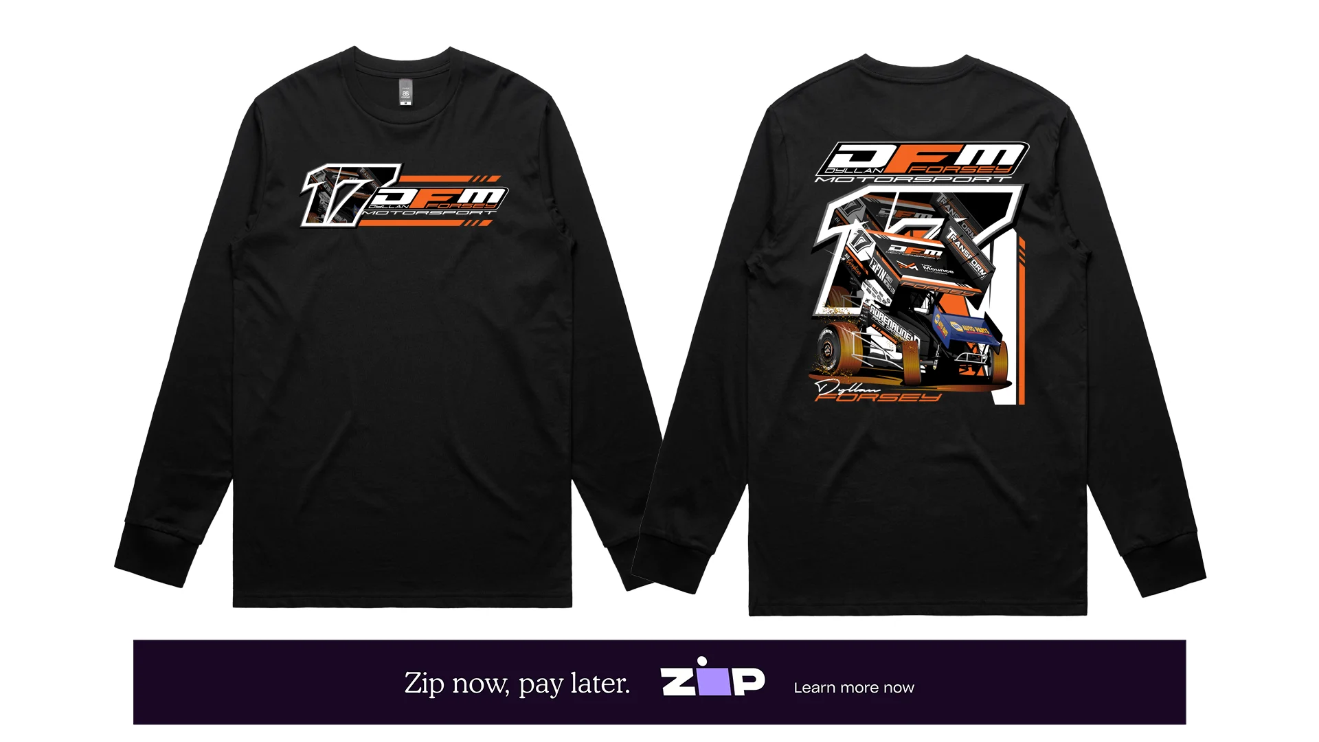 Mens Dyllan Forsey Motorsport Longsleeve Tee
