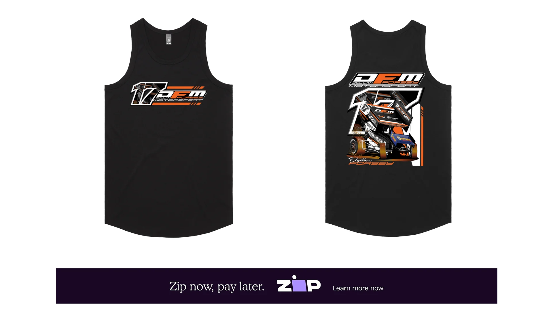 Mens Dyllan Forsey Motorsport Singlet