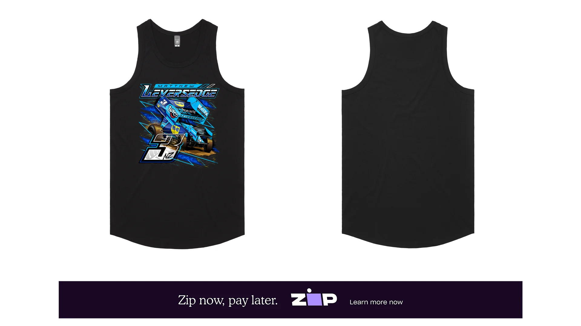 Mens Matthew Leversedge Motorsport Singlet
