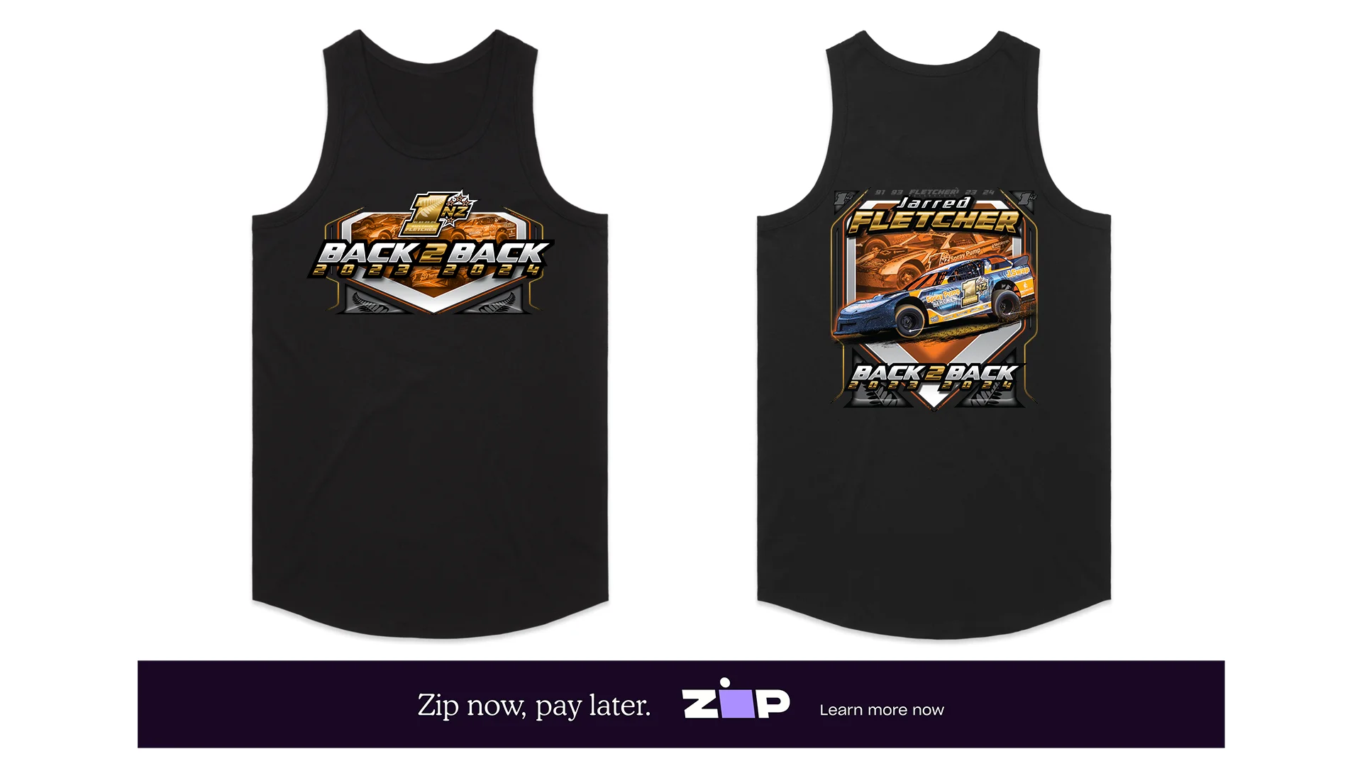 Mens Fletcher Motorsport Singlet