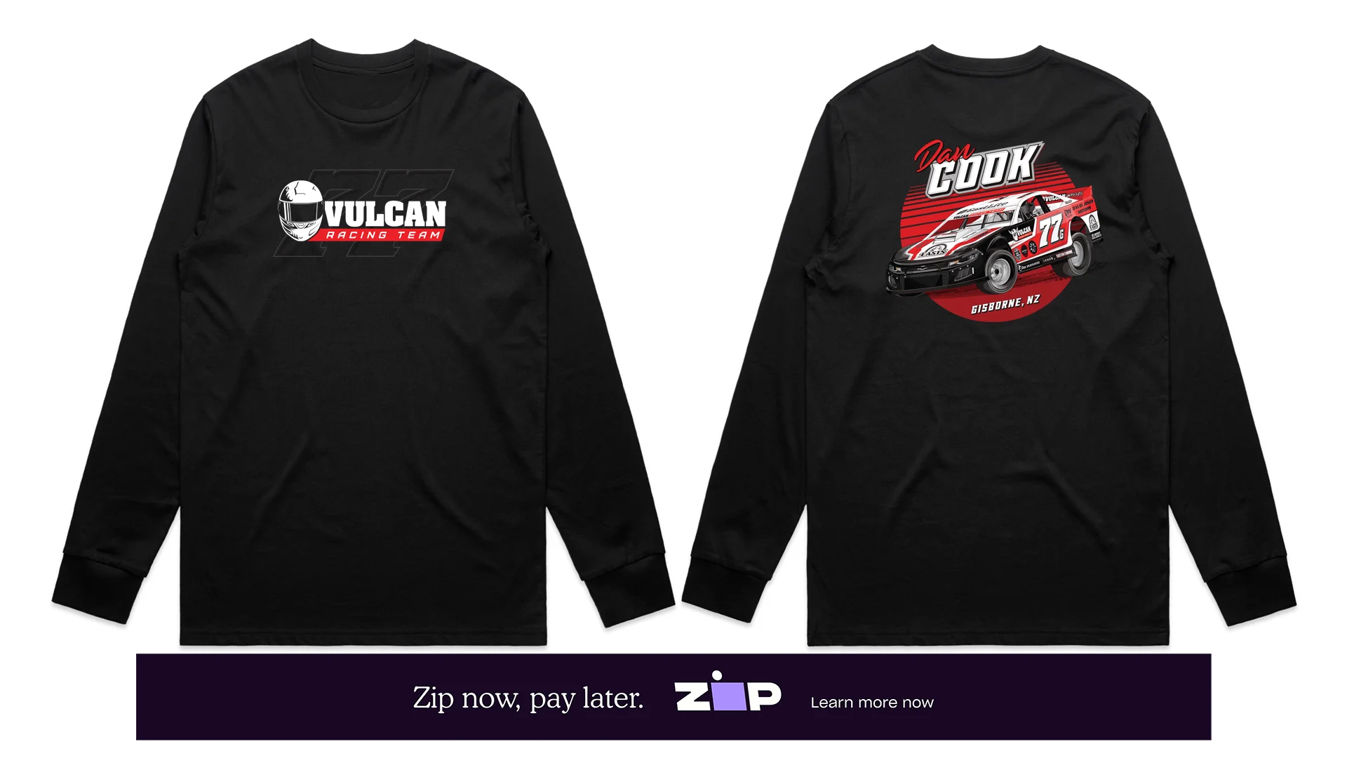 Mens Vulcan Racing Team Longsleeve Tee