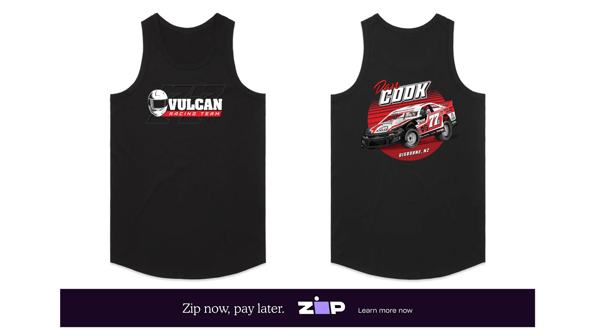 Mens Vulcan Racing Team Singlet