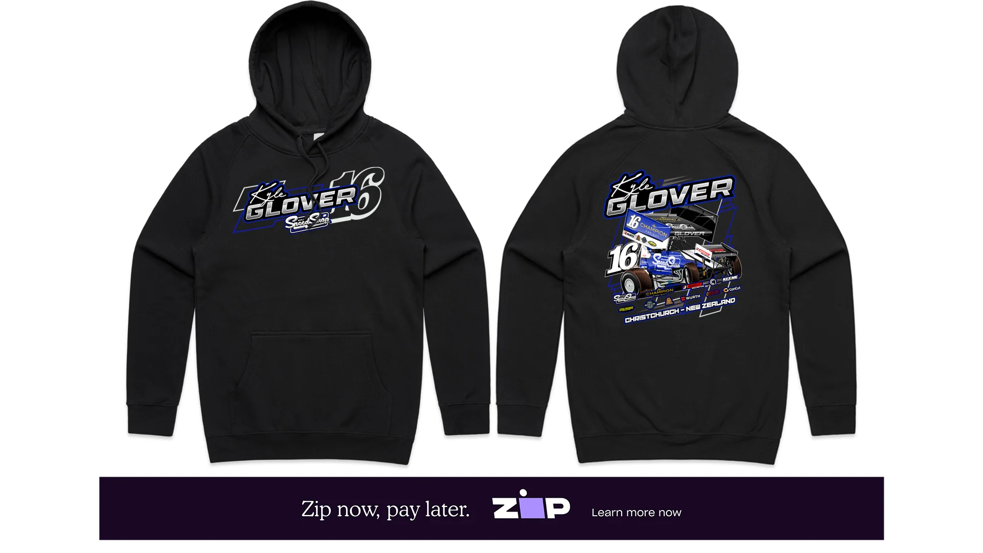 Mens Kyle Glover Racing Hoodie