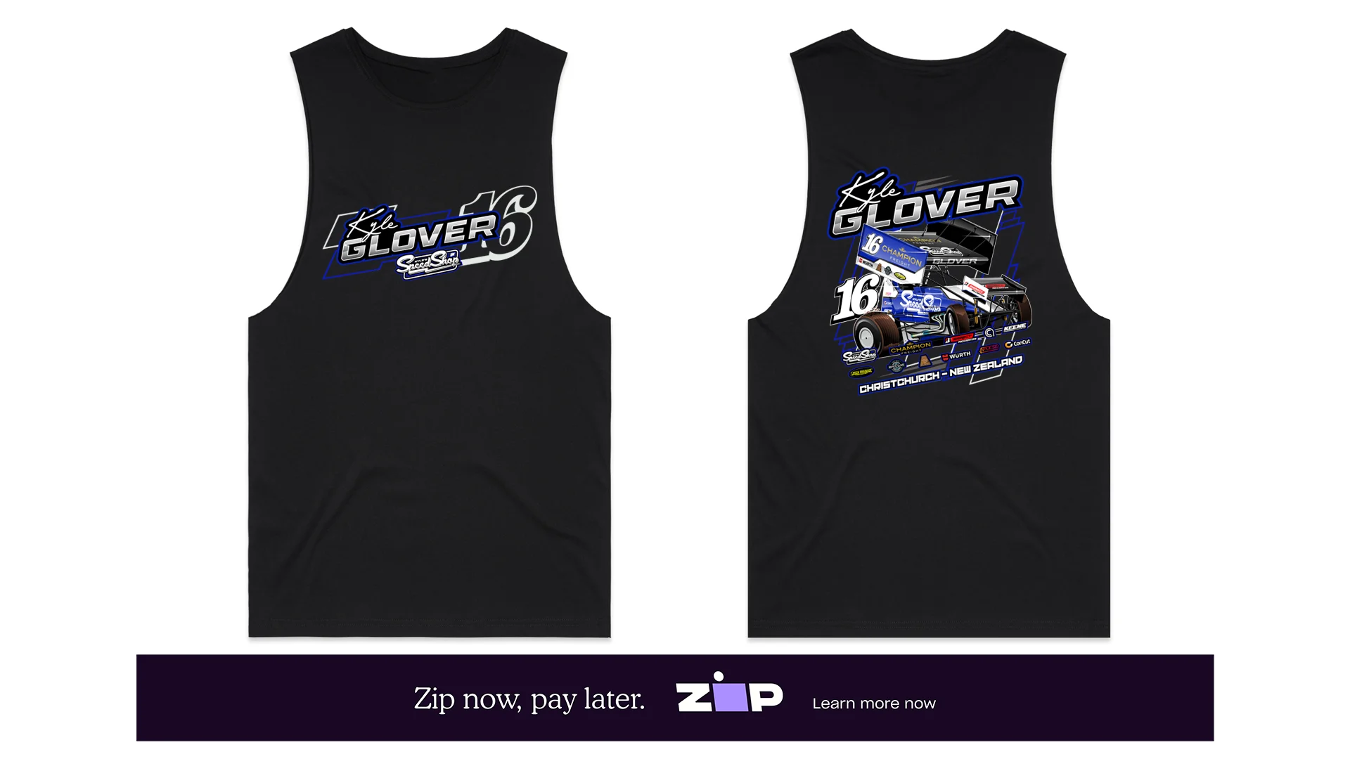 Mens Kyle Glover Racing Tank