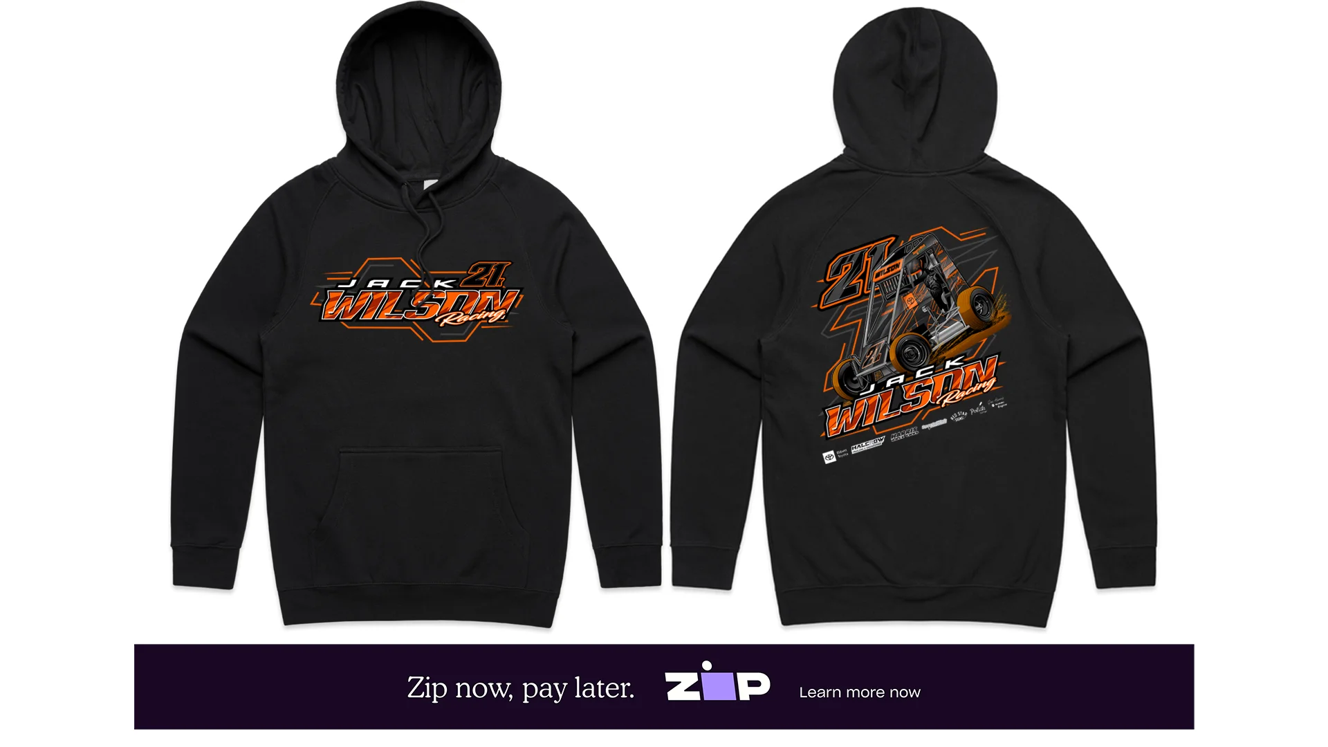 Mens Jack Wilson Racing Hoodie