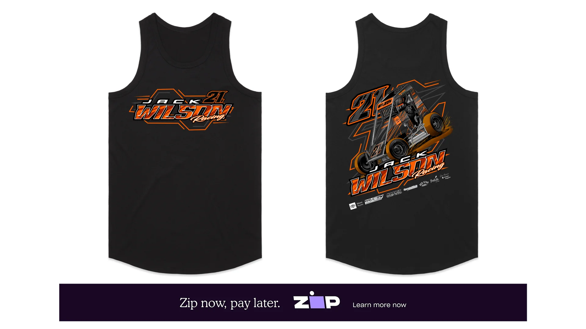 Mens Jack Wilson Racing Singlet