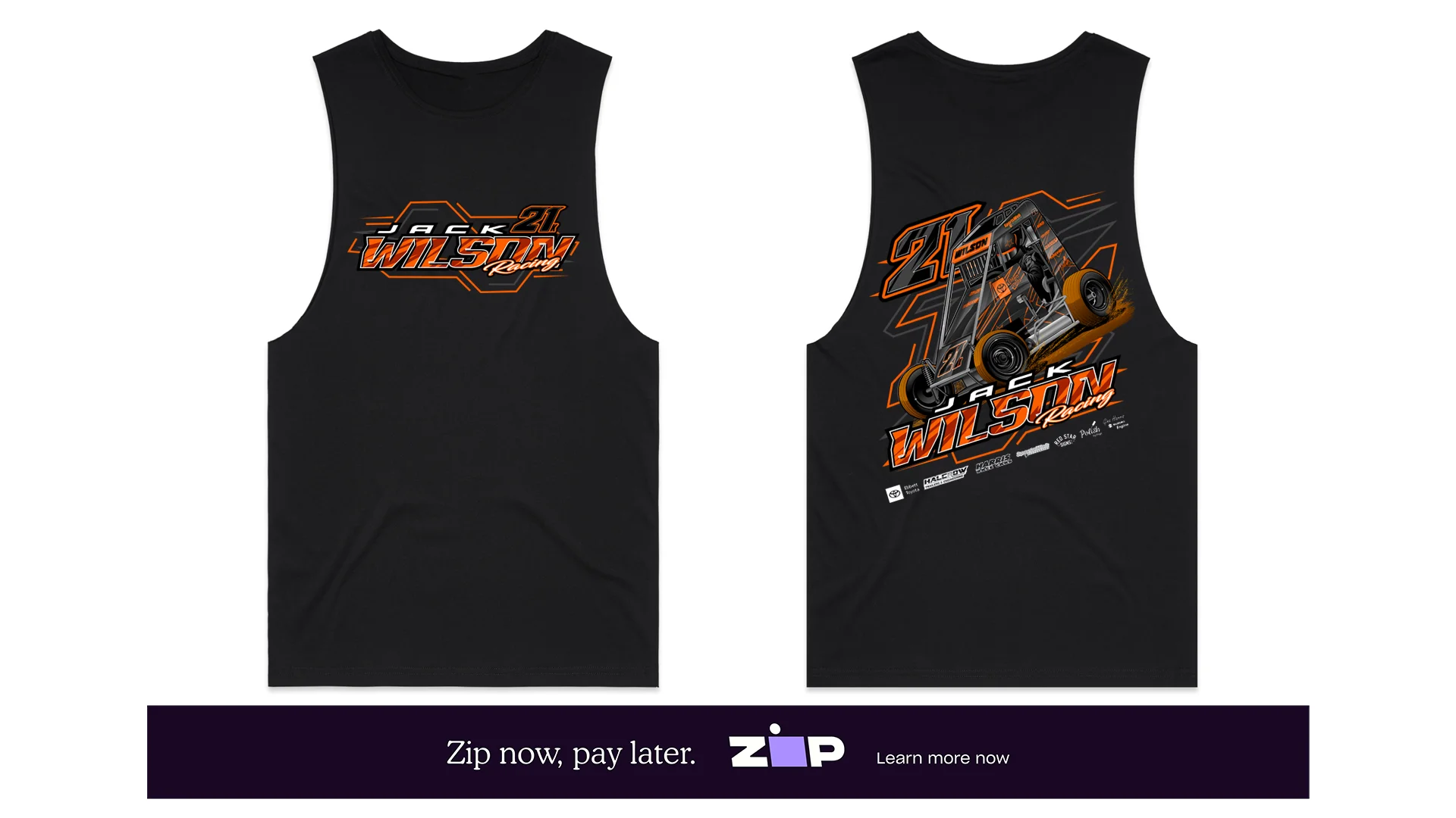 Mens Jack Wilson Racing Tank