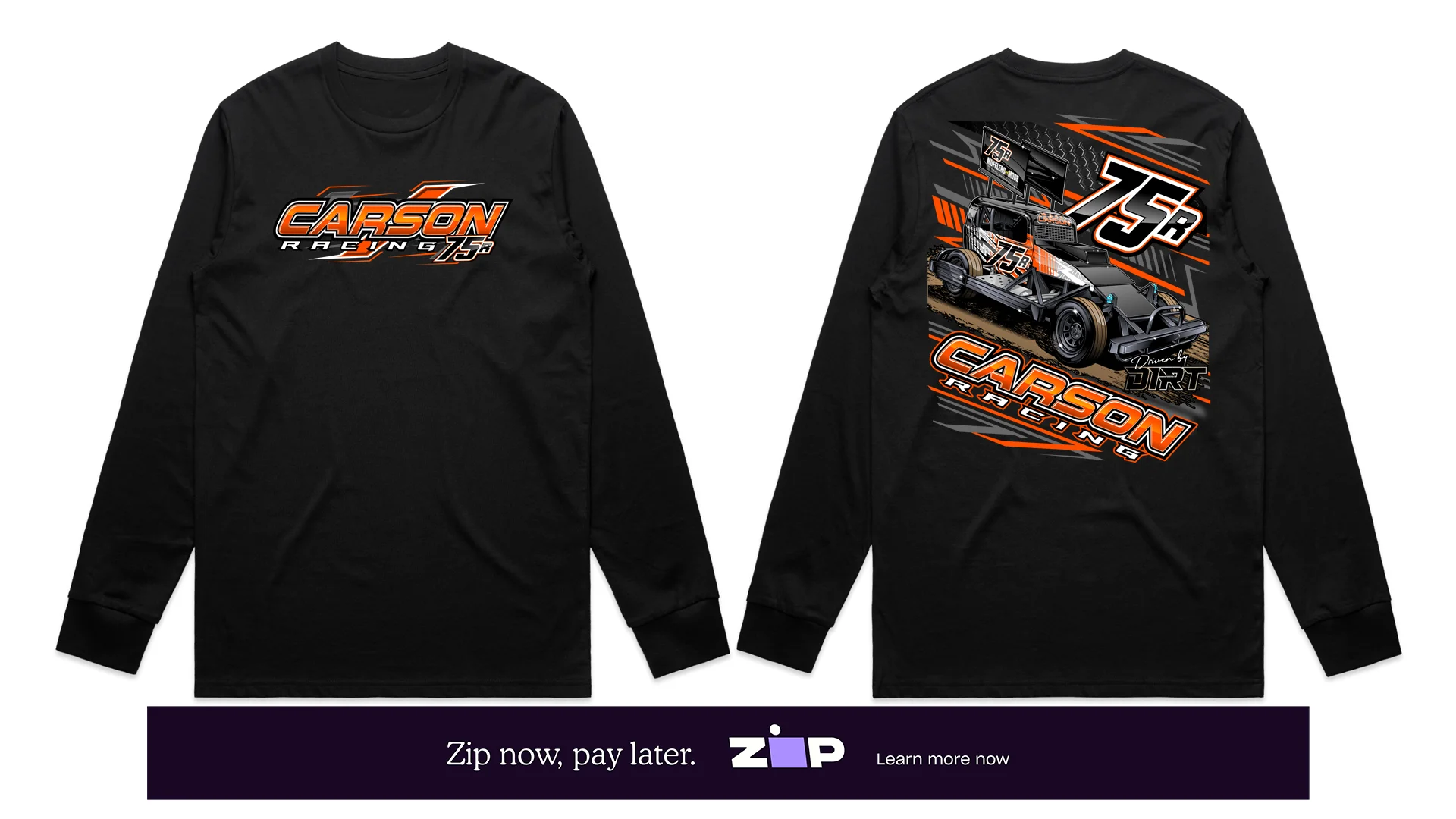 Mens Carson Racing Longsleeve Tee